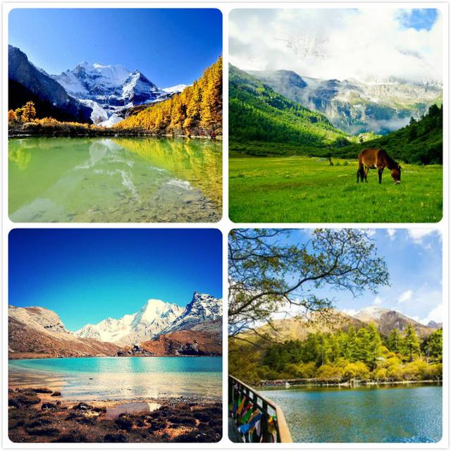 成都租車去稻城亞丁看什么