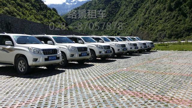 旅游租車服務戶外車輛展示